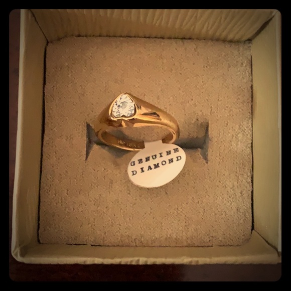 New Diamond Gold Filled Ring - Picture 1 of 5